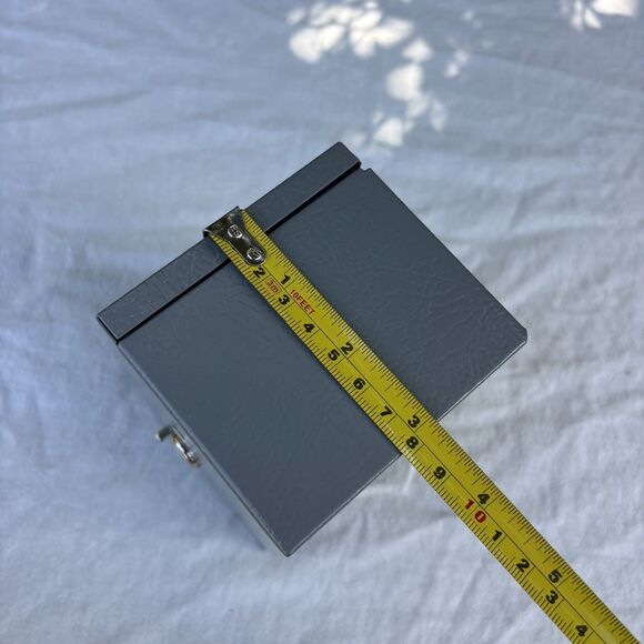 Vintage Buddy Products Locking Suggestion Donation Cash Box w/ Key USA Made - Picture 6 of 6